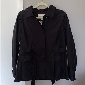 Black rain coat